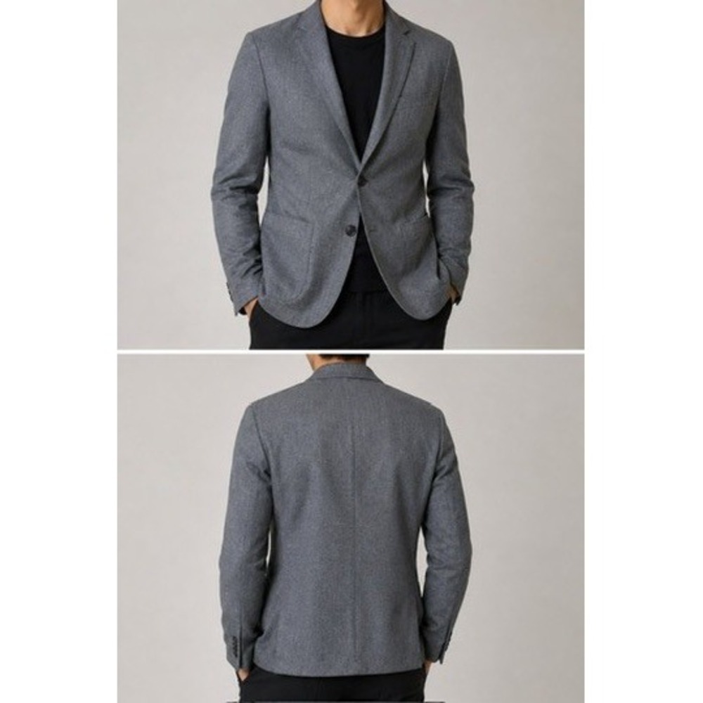 Bugatchi‎ Blazer Mens Medium Blue NWOT Knit Unstructured 40R Sport Coat Jacket